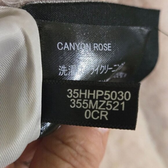 Cole Haan NWOT Blush Pink Alpaca Wool Mohair Coat Size 2 - Picture 11 of 13